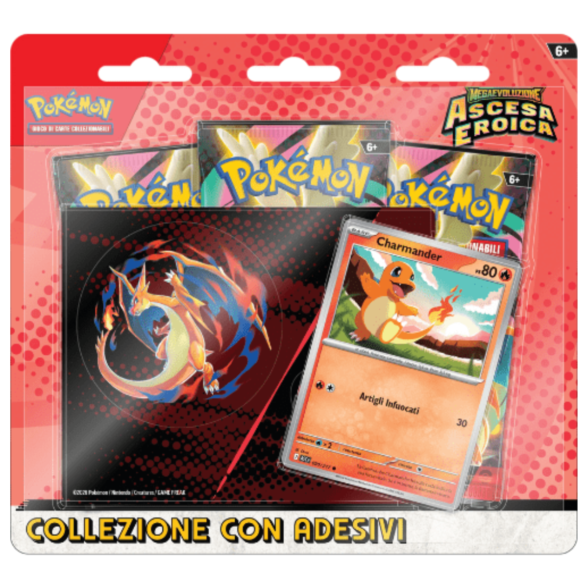 Pokémon Megaevoluzione: Ascesa Eroica - Collezione con Adesivo Charizard Y (ITA)