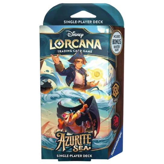 Disney Lorcana - Azurite Sea (Amber & Ruby) - Starter Deck (ITA)