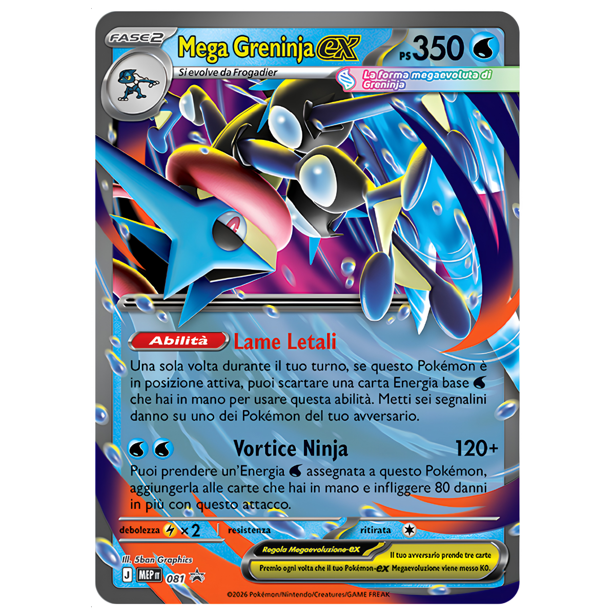 Pokémon - Collezione Premium Mega Greninja-ex (ITA)