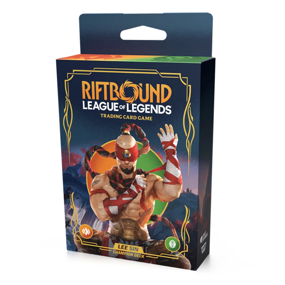 Leauge of Legends Card Game: Riftbound - Lee Sin - Champion Deck