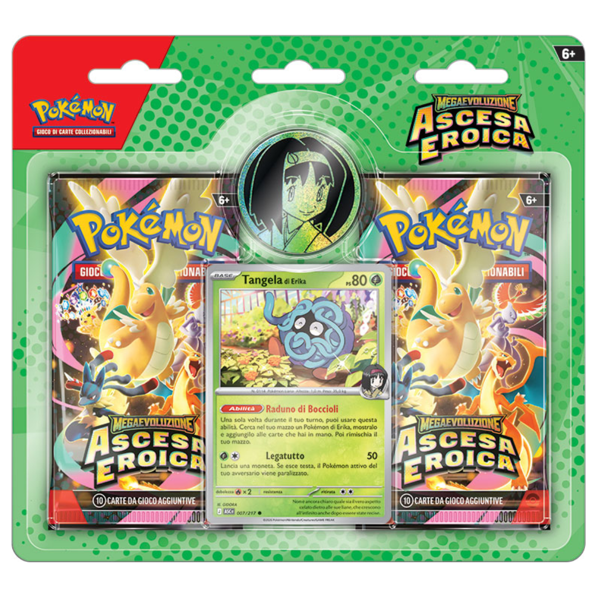Pokémon Megaevoluzione: Ascesa Eroica - Collezione Tangela di Erika (ITA)