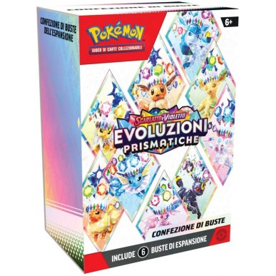 Pokémon Scarlatto & Violetto: Evoluzioni Prismatiche - Bundle da 6 Buste (ITA)