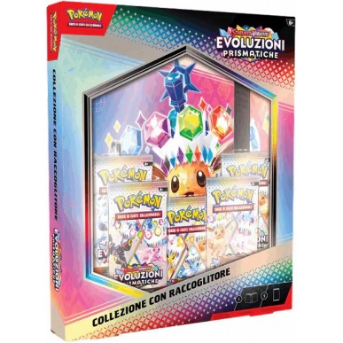 Pokémon Scarlatto & Violetto: Evoluzioni Prismatiche - Collezione con Raccoglitore (ITA)
