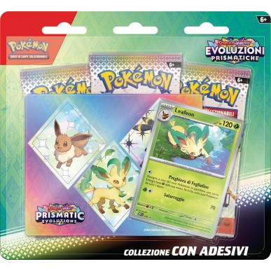Pokémon Scarlatto e Violetto: Evoluzioni Prismatiche - Collezione con Adesivi (ITA)