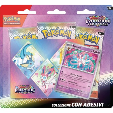 Pokémon Scarlatto e Violetto: Evoluzioni Prismatiche - Collezione con Adesivi (ITA)