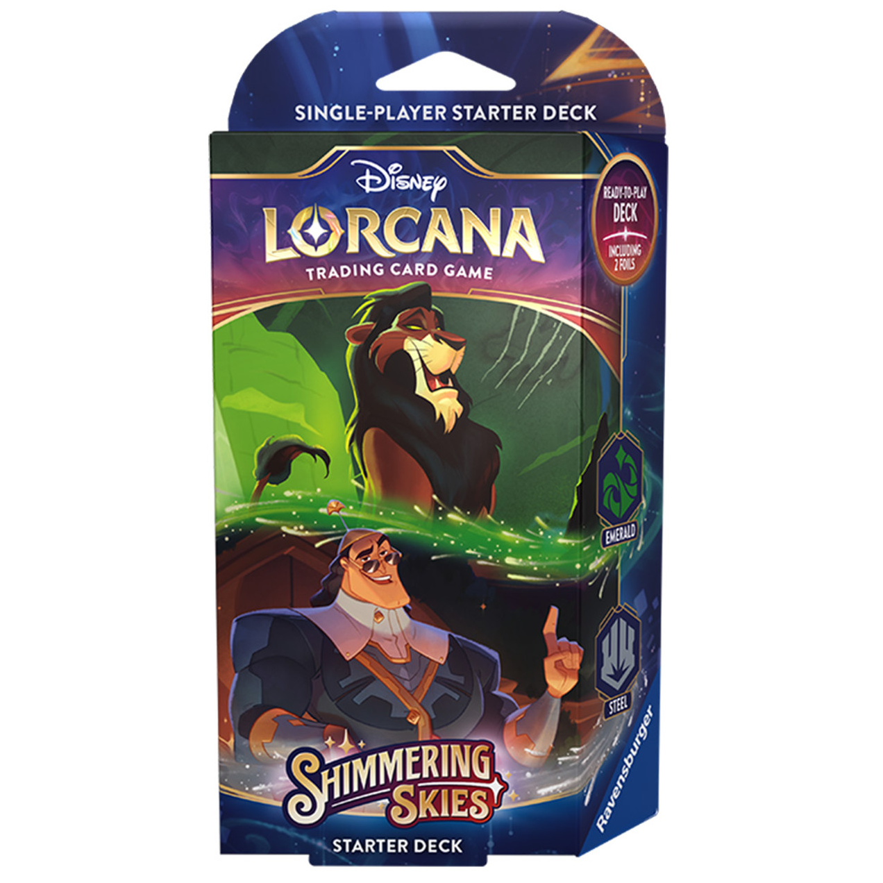 Disney Lorcana - Shimmering Skies (Emerald & Steel) - Starter Deck (ENG)