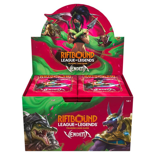 League of Legends Card Game: Riftbound - Vendetta - Display da 24 Buste (ENG)