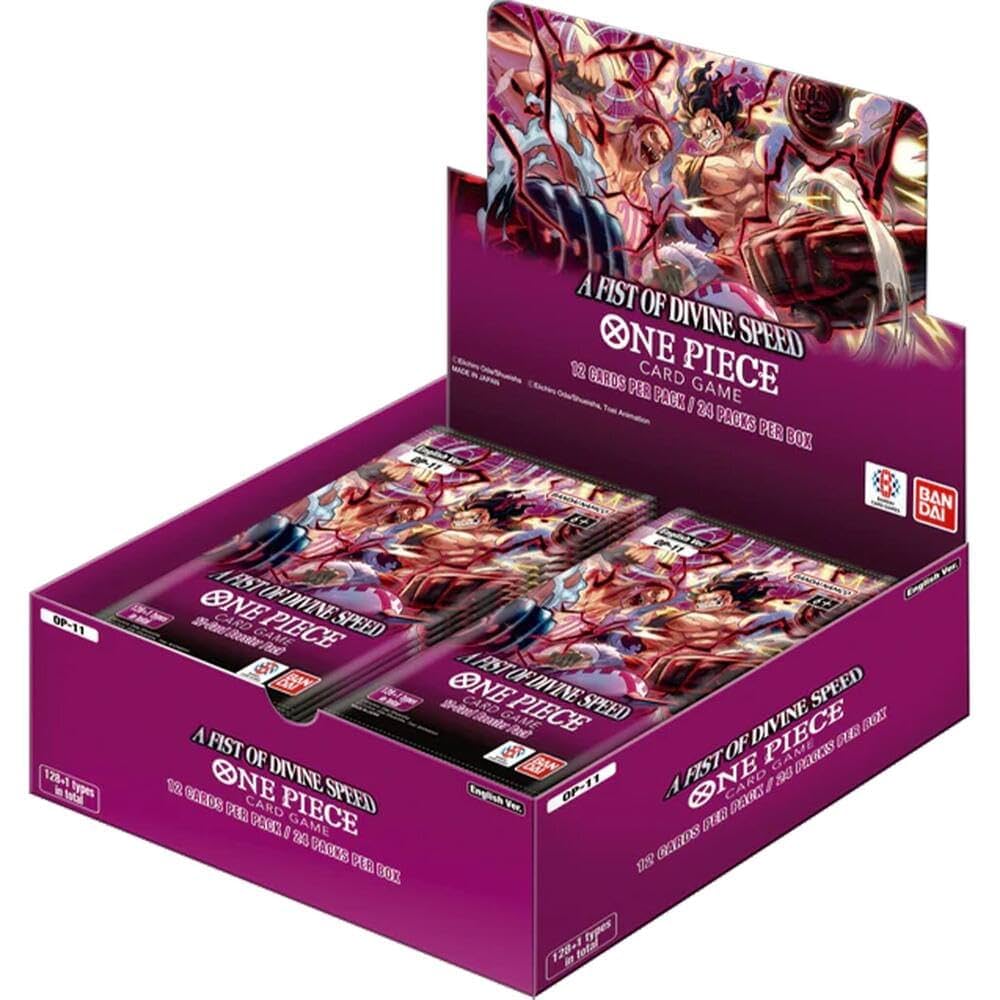 One Piece Card Game - A Fist of Divine Speed [OP-11] - Display da 24 Buste (ENG)