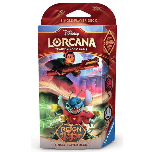 Disney Lorcana - Reign Of Jafar (Ruby & Steel) - Starter Deck (ITA)