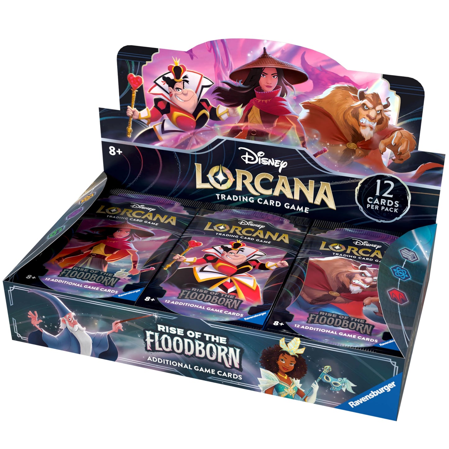 Disney Lorcana - Rise of the Floodborn - Display da 24 Buste (ENG)