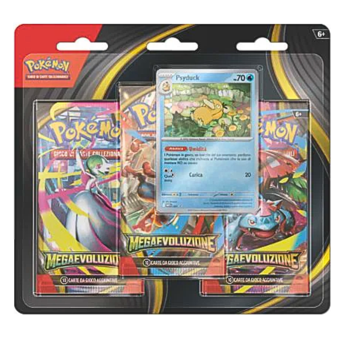 Pokémon Megaevoluzione - Blister 3 Buste - Psyduck - (ITA)