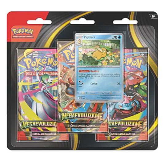Pokémon Megaevoluzione - Blister 3 Buste - Psyduck - (ITA)