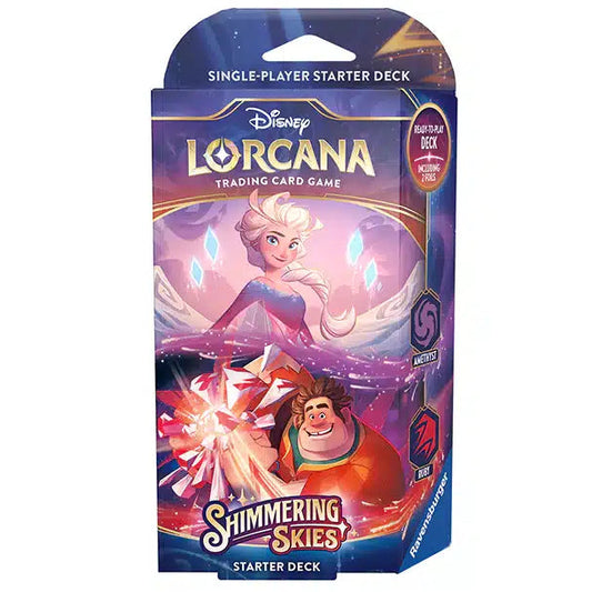Disney Lorcana - Shimmering Skies (Amethyst & Ruby) - Starter Deck (ITA)