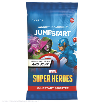 Magic The Gathering - Marvel Super Heroes - Jumpstart Booster Box - Display da 24 Buste (ENG)