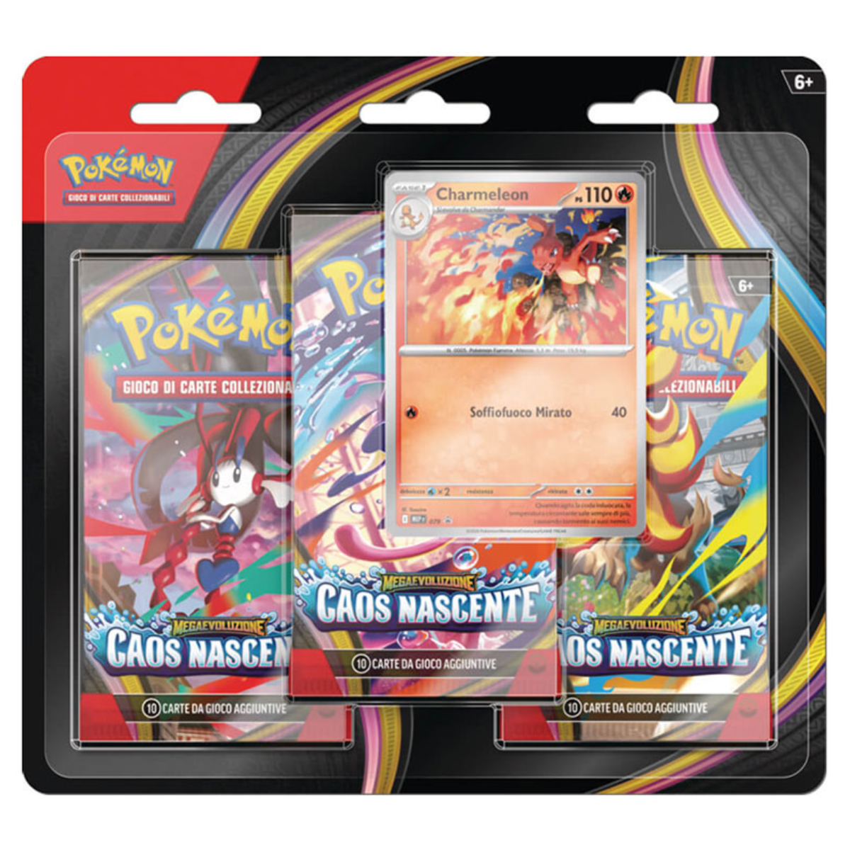 Pokémon Megaevoluzione: Caos Nascente - Charmeleon - Blister 3 buste (ITA)