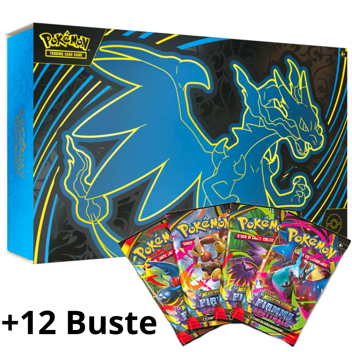 Pokémon - Megaevoluzione: Fiamme Spettrali - Ultra Premium Mega Charizard X ex (ITA)