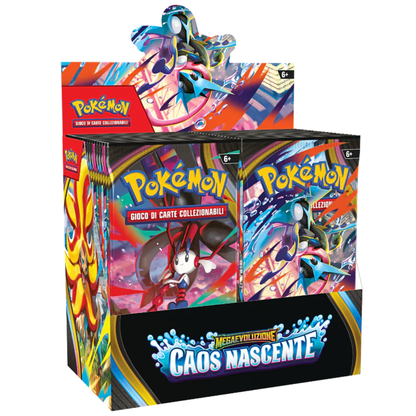 Pokémon Megaevoluzione: Caos Nascente - Display da 36 Buste (ITA)