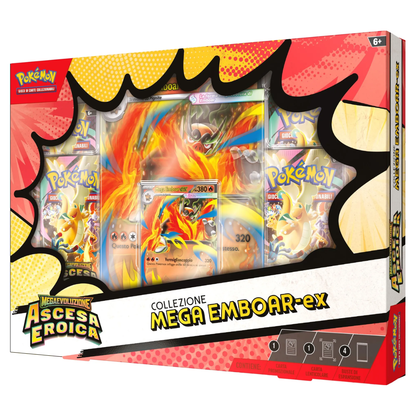 Pokémon Megaevoluzione: Ascesa Eroica - Collezione Mega Emboar ex (ITA)