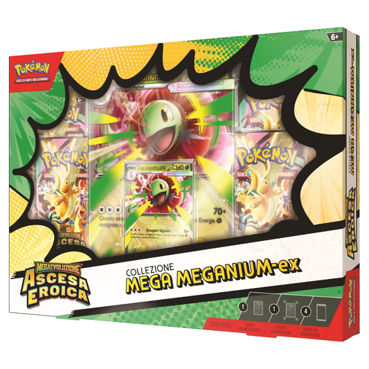 Pokémon Megaevoluzione: Ascesa Eroica - Collezione Mega Meganium ex (ITA)