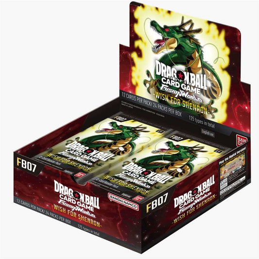 Dragon Ball Super Card Game: Fusion World - Wish for Shenron [FB-07] - Display da 24 Buste (ENG) - PREORDINE
