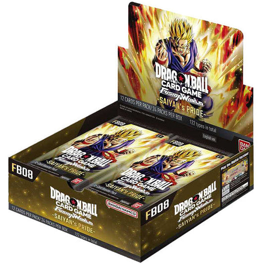 Dragon Ball Super Card Game: Fusion World - Saiyan's Pride [FB-08] - Display da 24 Buste (ENG) - PREORDINE