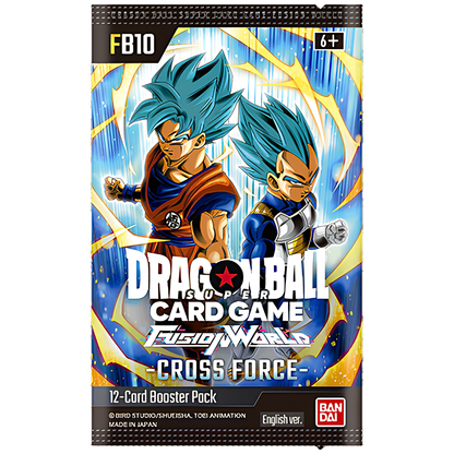Dragon Ball Super Card Game: Fusion World - Cross Force [FB-10] - Display da 24 Buste (ENG)