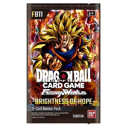 Dragon Ball Super Card Game: Fusion World - Brightness of Hope [FB-11] - Display da 24 Buste (ENG)