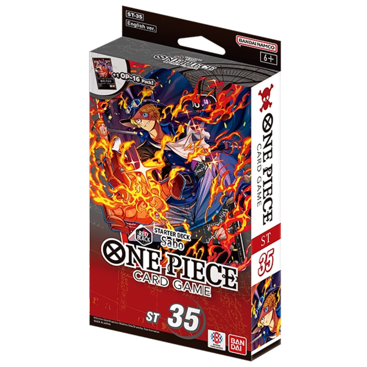 One Piece Card Game - RED/BLACK Sabo [ST-35] - Starter Deck (ENG)