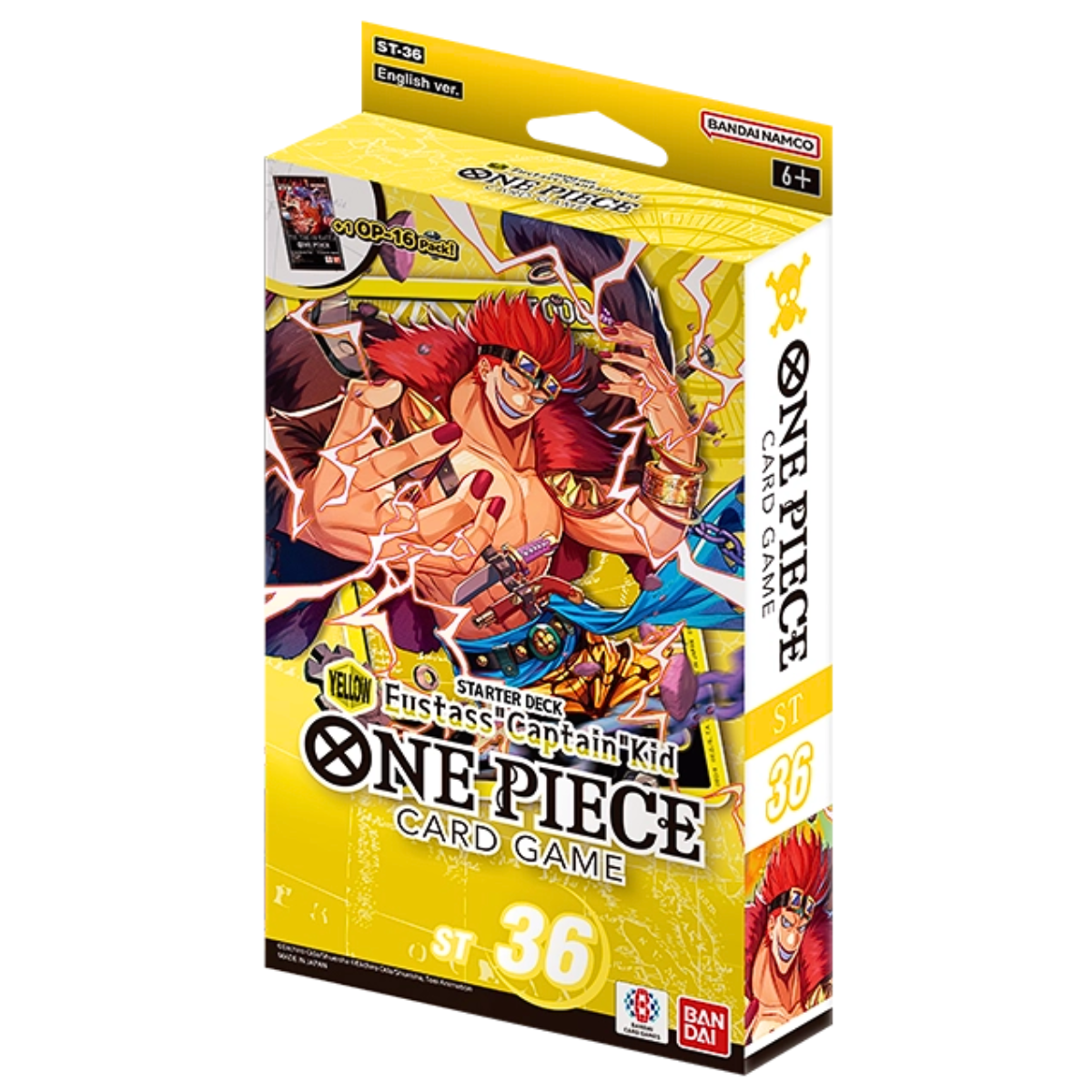 One Piece Card Game - YELLOW Eustass "Captain" Kid [ST-36] - Starter Deck (ENG)