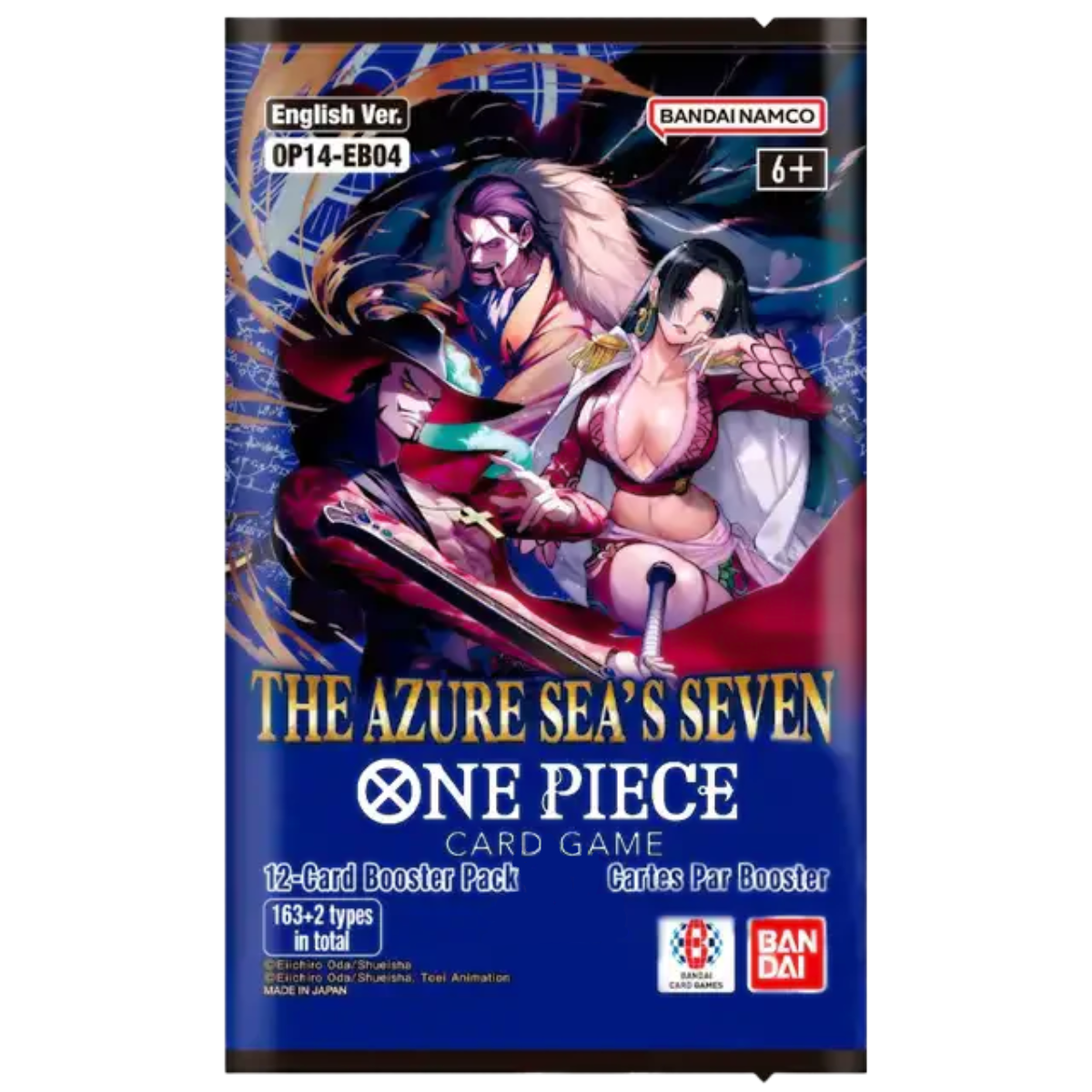 One Piece Card Game - The Azure Sea's Seven [OP14-EB04] - Display da 24 Buste (ENG)