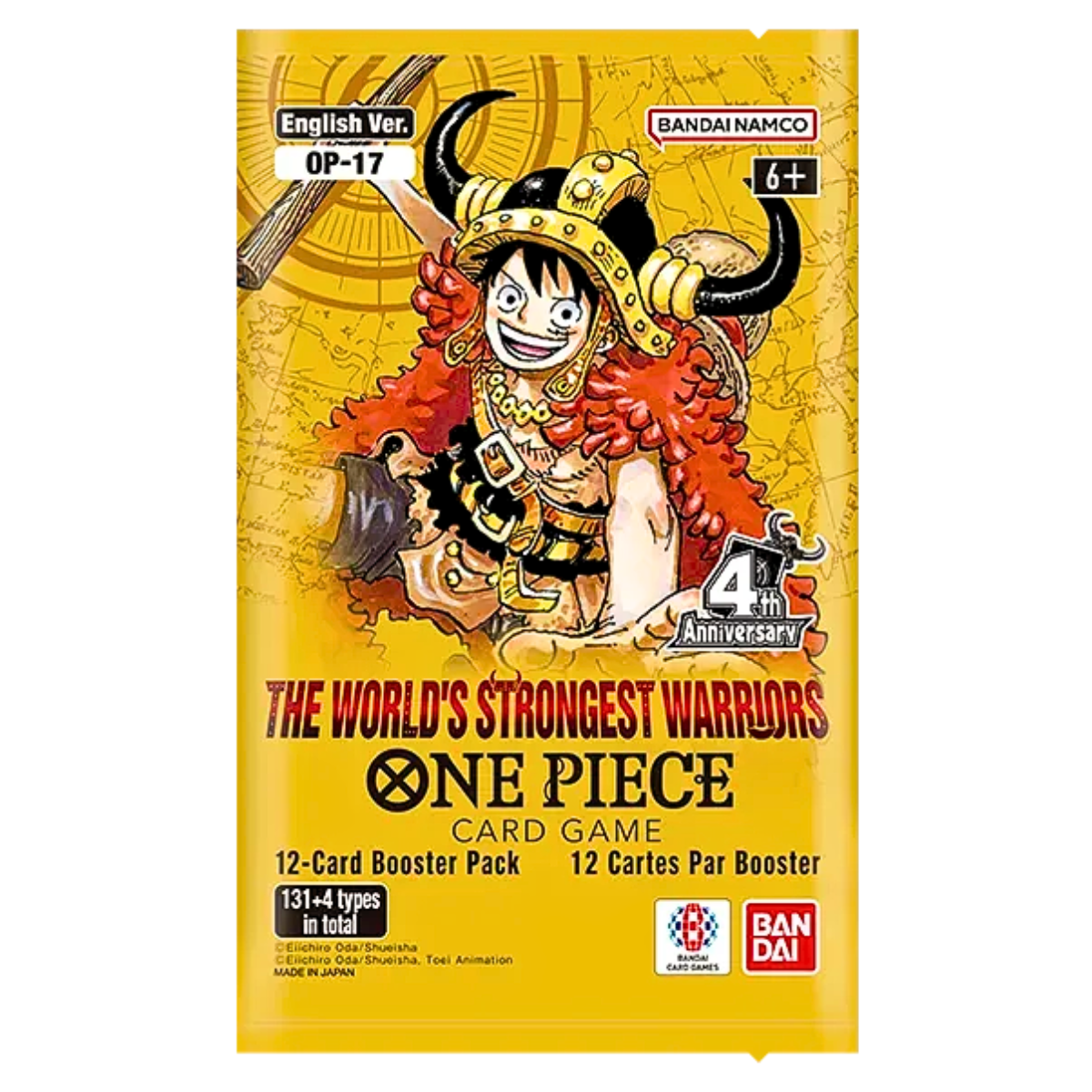One Piece Card Game - The World's Strongest Warriors [OP-17] - Display da 24 Buste (ENG)