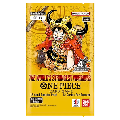 One Piece Card Game - The World's Strongest Warriors [OP-17] - Display da 24 Buste (ENG)