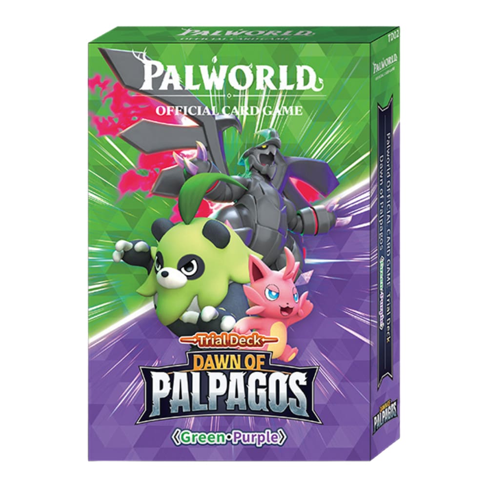 Palworld Official Card Game - [TD02] Trial Deck Eternal Ascent Green+Purple (ENG)
