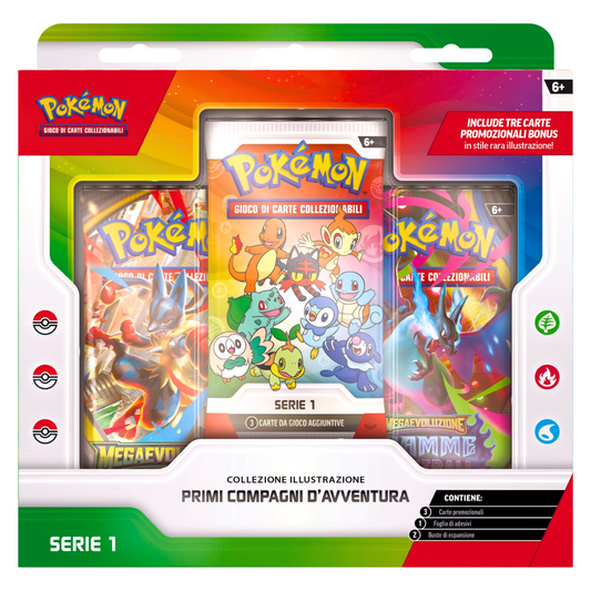 Pokémon Collezione Illustrazione - Primi Compagni di Avventura Serie 1 (ITA)