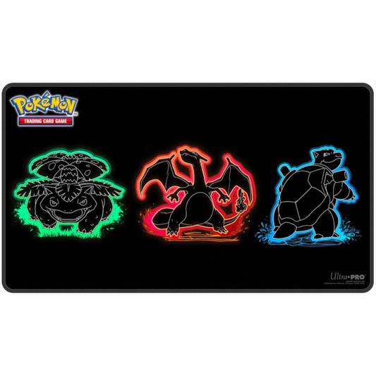 Pokémon Playmat - Venusaur, Charizard e Blastoise Neon Kanto Foil - Ultra Pro