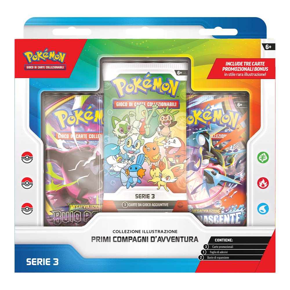 Pokémon Collezione Illustrazione - Primi Compagni di Avventura Serie 3 (ITA)