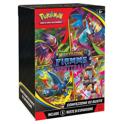 Pokémon Megaevoluzione: Fiamme Spettrali - Bundle 6 Buste (ITA)