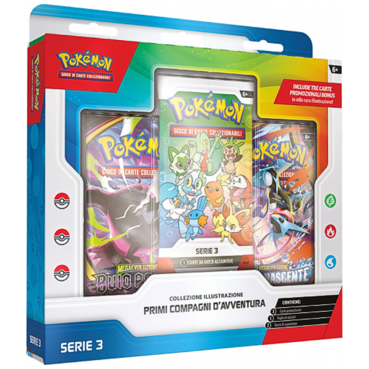 Pokémon Collezione Illustrazione - Primi Compagni di Avventura Serie 3 (ITA)