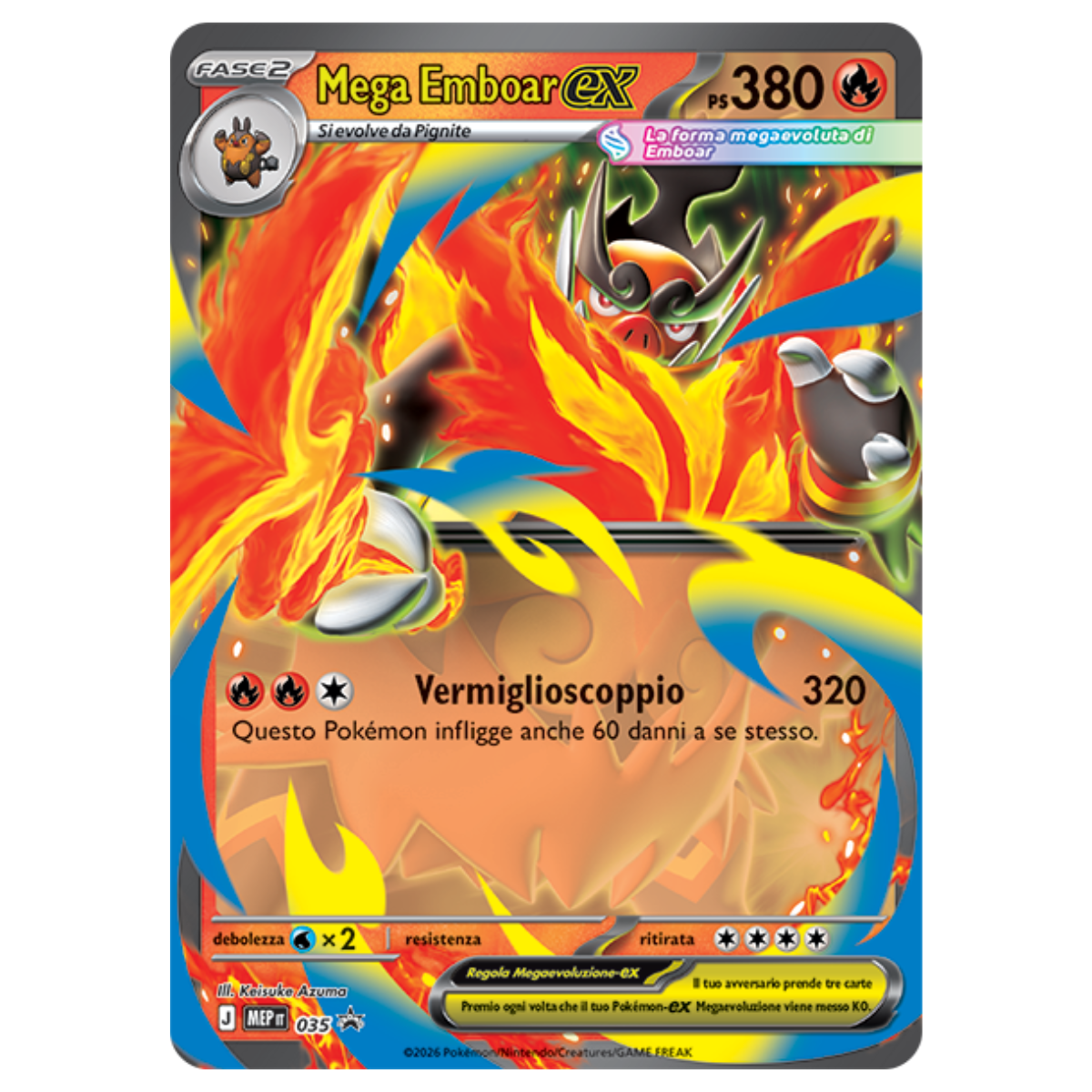 Pokémon Megaevoluzione: Ascesa Eroica - Collezione Mega Emboar ex (ITA)