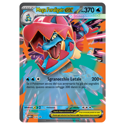 Pokémon Megaevoluzione: Ascesa Eroica - Collezione Mega Feraligatr ex (ITA)