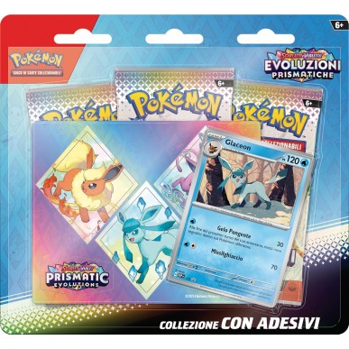 Pokémon Scarlatto e Violetto: Evoluzioni Prismatiche - Collezione con Adesivi (ITA)