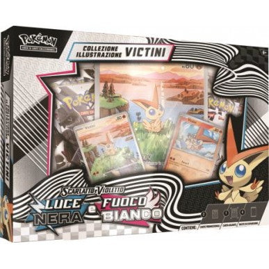 Pokémon Scarlatto & Violetto: Luce Nera & Fuoco Bianco - Victini - Collezione Illustrazione (ITA)