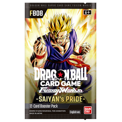 Dragon Ball Super Card Game: Fusion World - Saiyan's Pride [FB-08] - Display da 24 Buste (ENG)