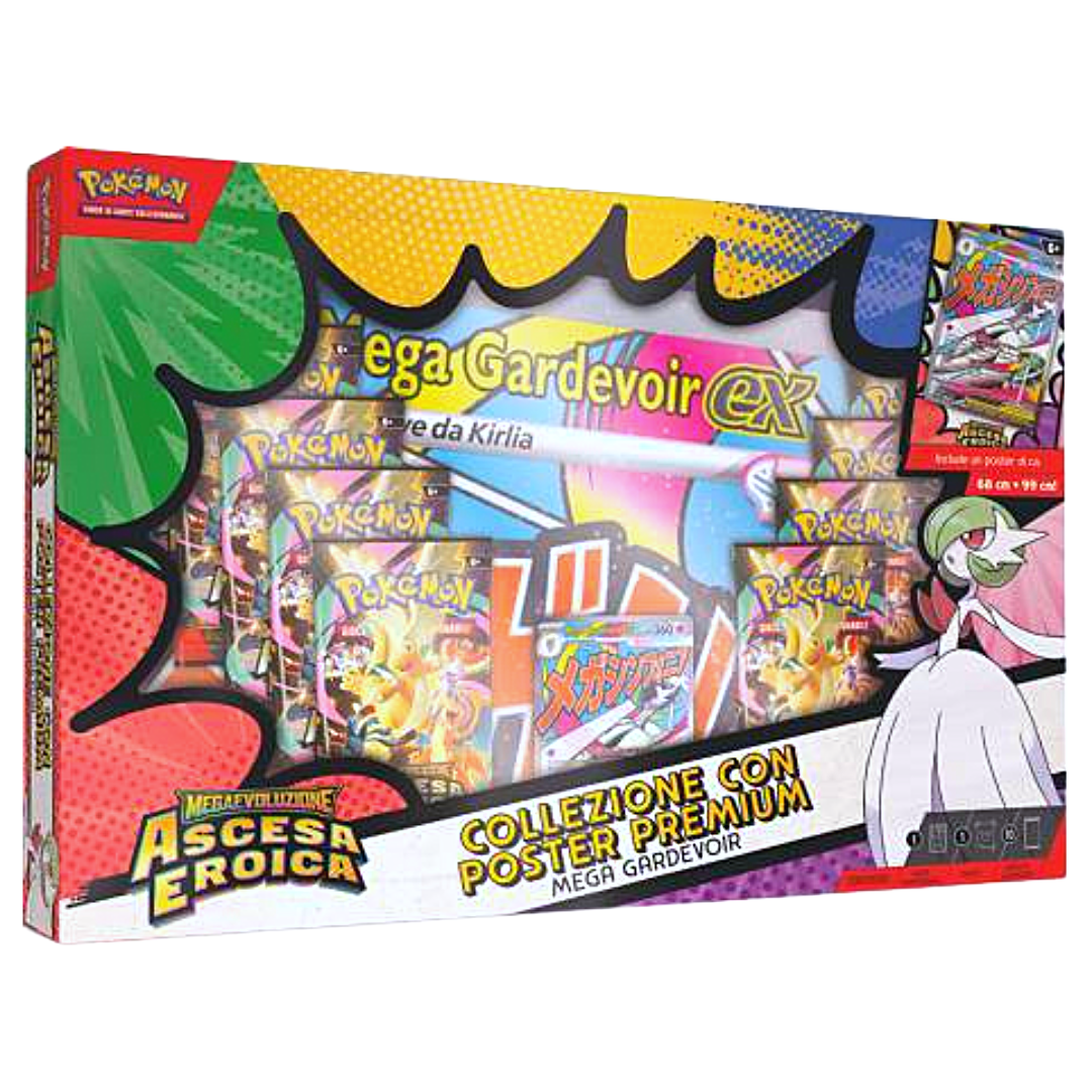 Pokémon Megaevoluzione: Ascesa Eroica - Collezione con Poster Mega Gardevoir (ITA)