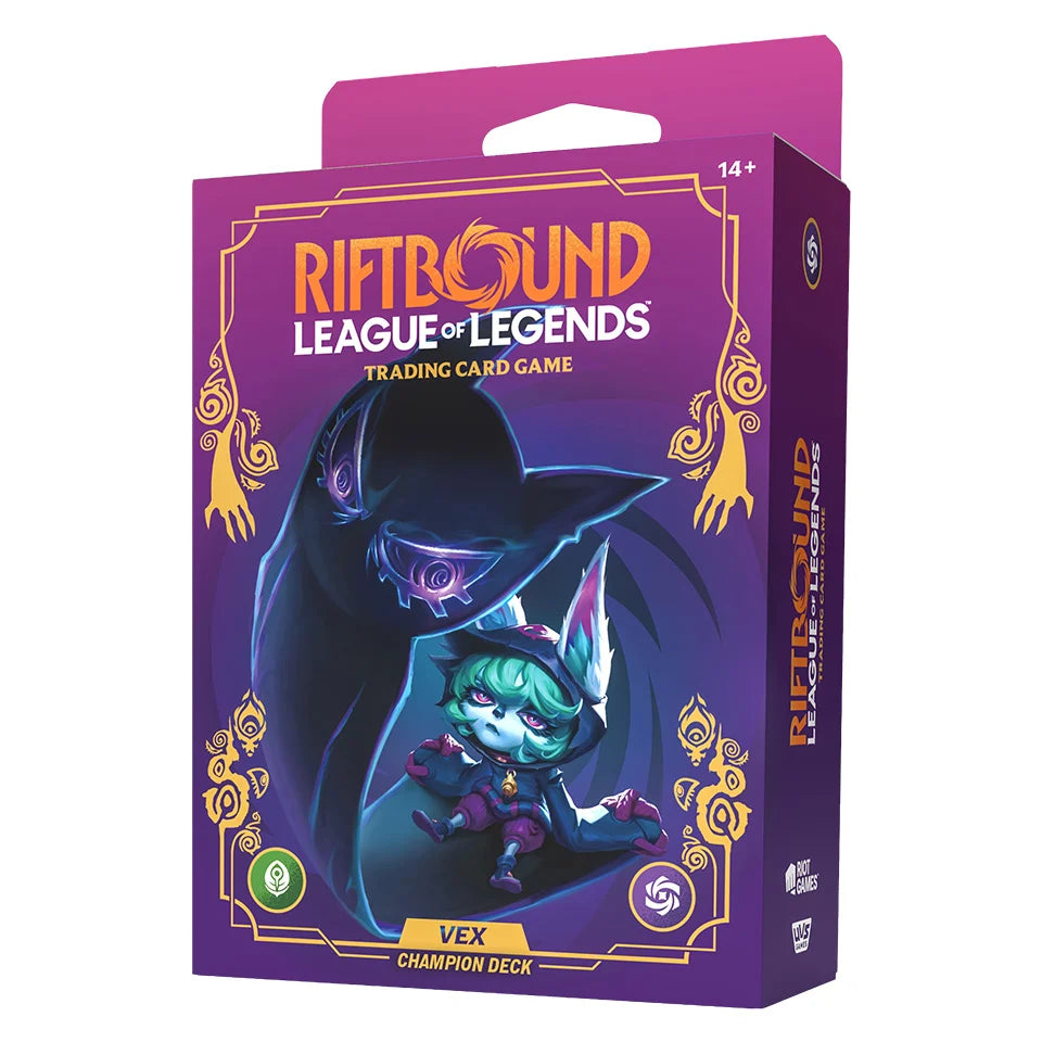 Leauge of Legends Card Game: Riftbound - Vex - Champion Deck