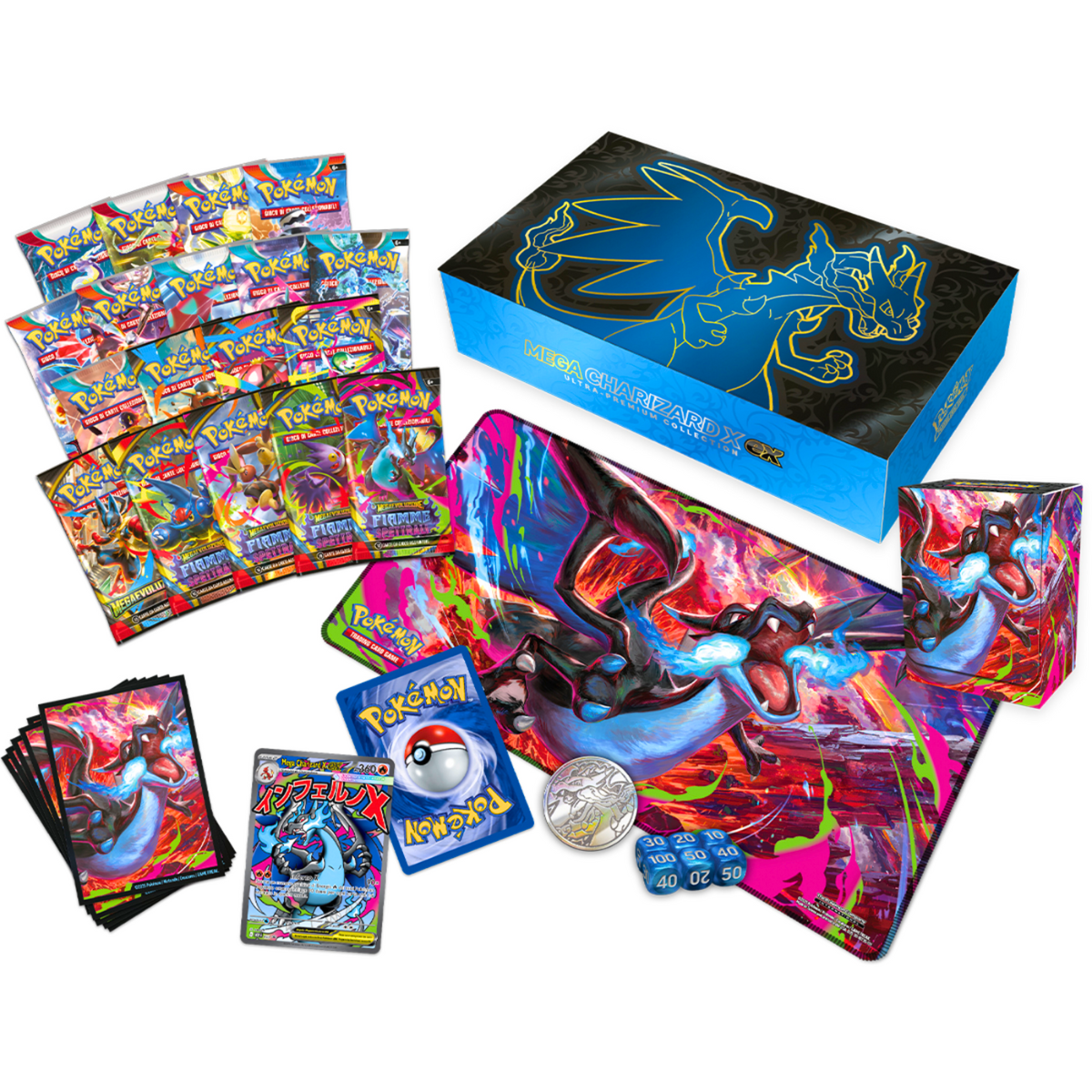 Pokémon - Megaevoluzione: Fiamme Spettrali - Ultra Premium Mega Charizard X ex (ITA)